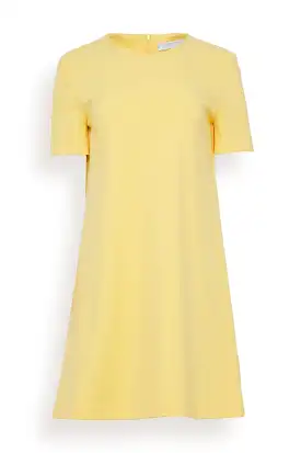 A Line Dress in Mimosa