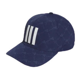 Adidas Tour 3-Stripes Printed Golf Cap - Navy