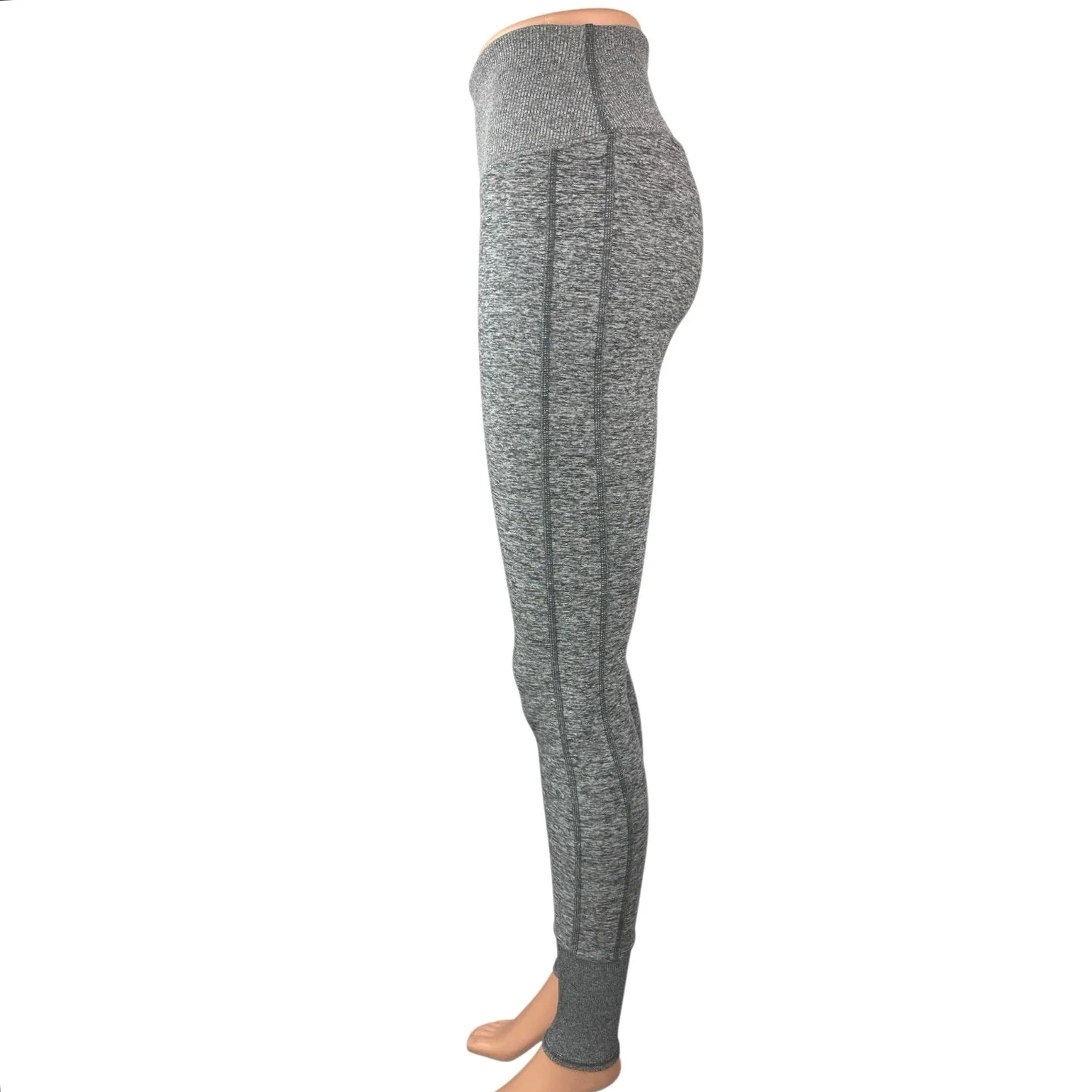 Alo Yoga Gray Heather High Rise Yoga Workout Athletic Leggings Pants Size XS