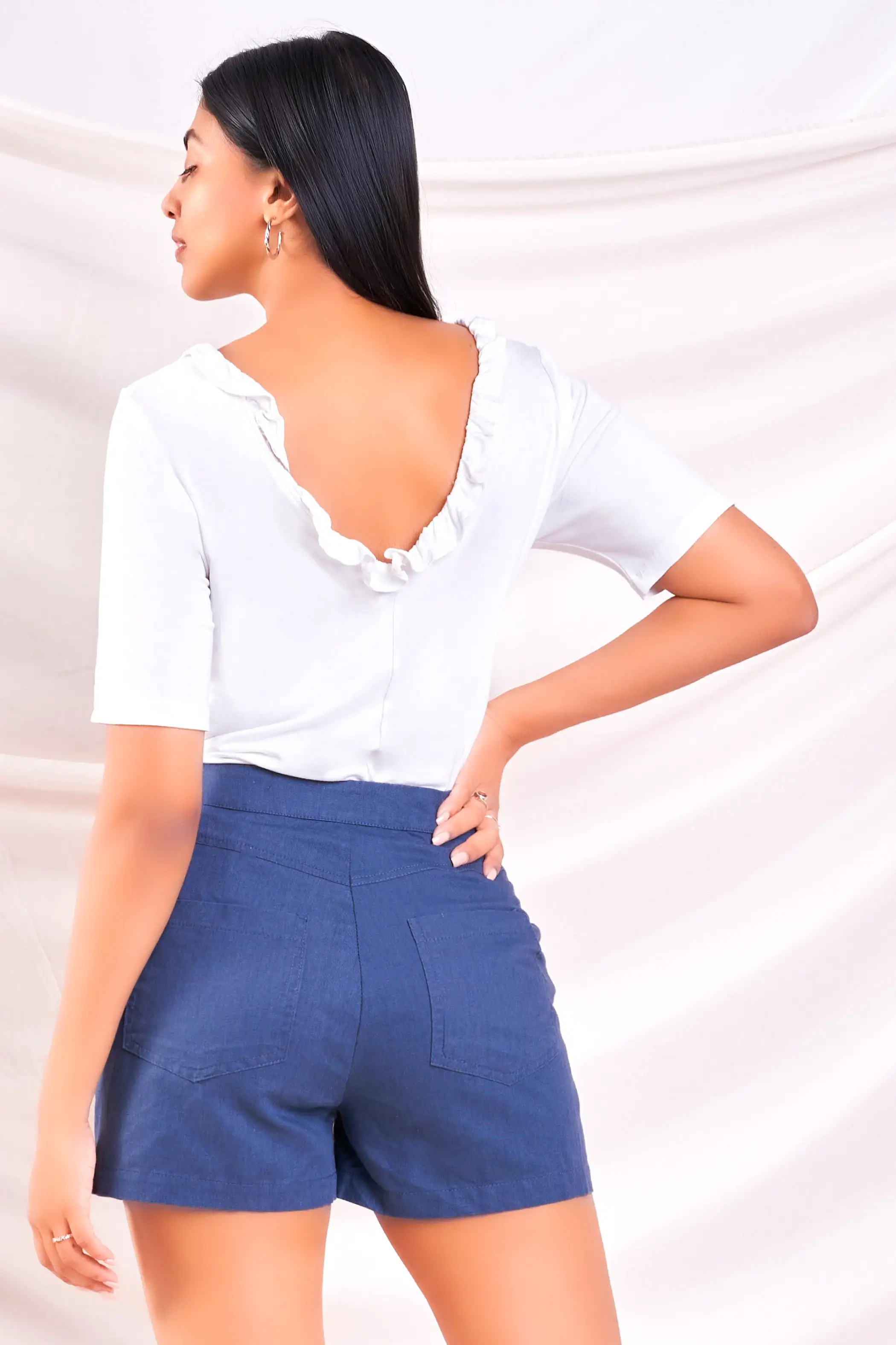 Back Frill Detail Tee