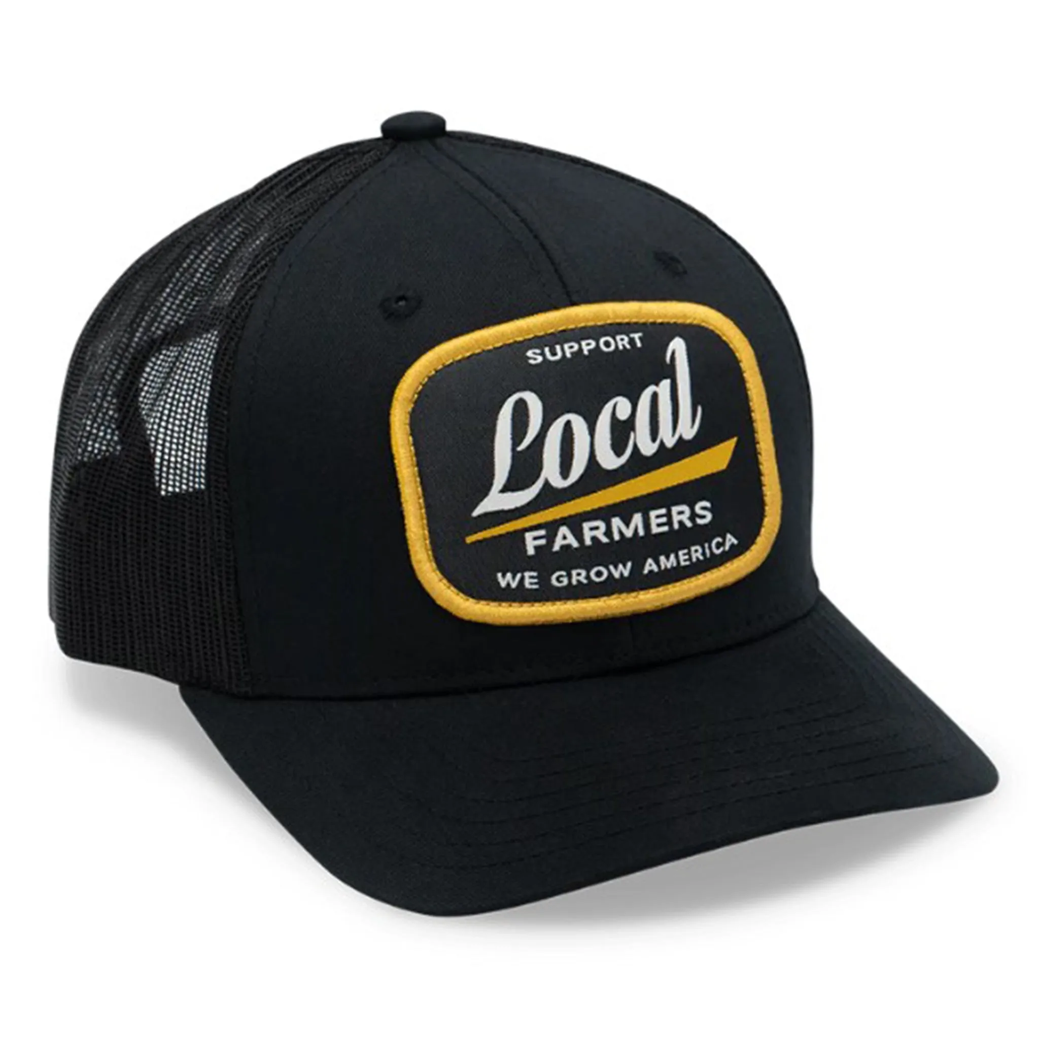 Black Local Farmer Cap