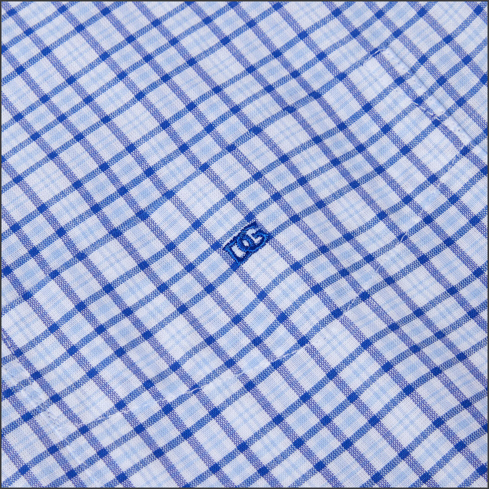 Dg's Blue Check SS Shirt-