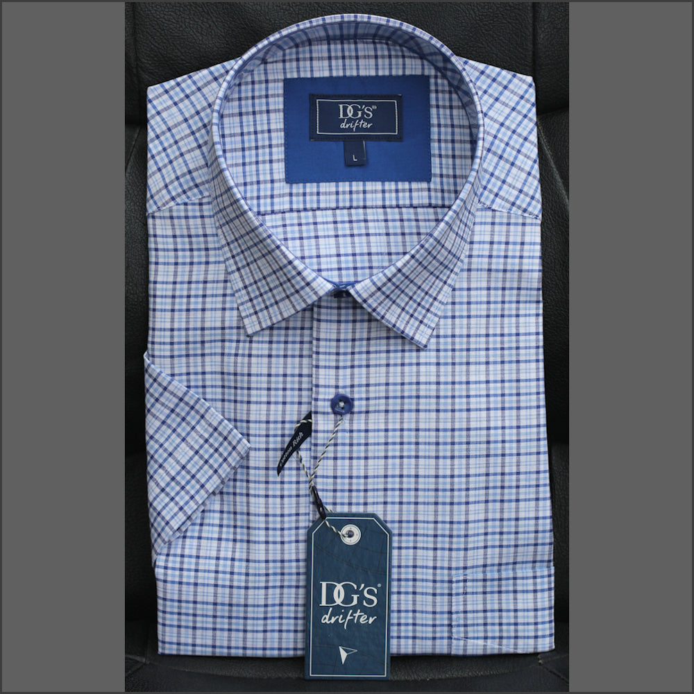 Dg's Blue Check SS Shirt-