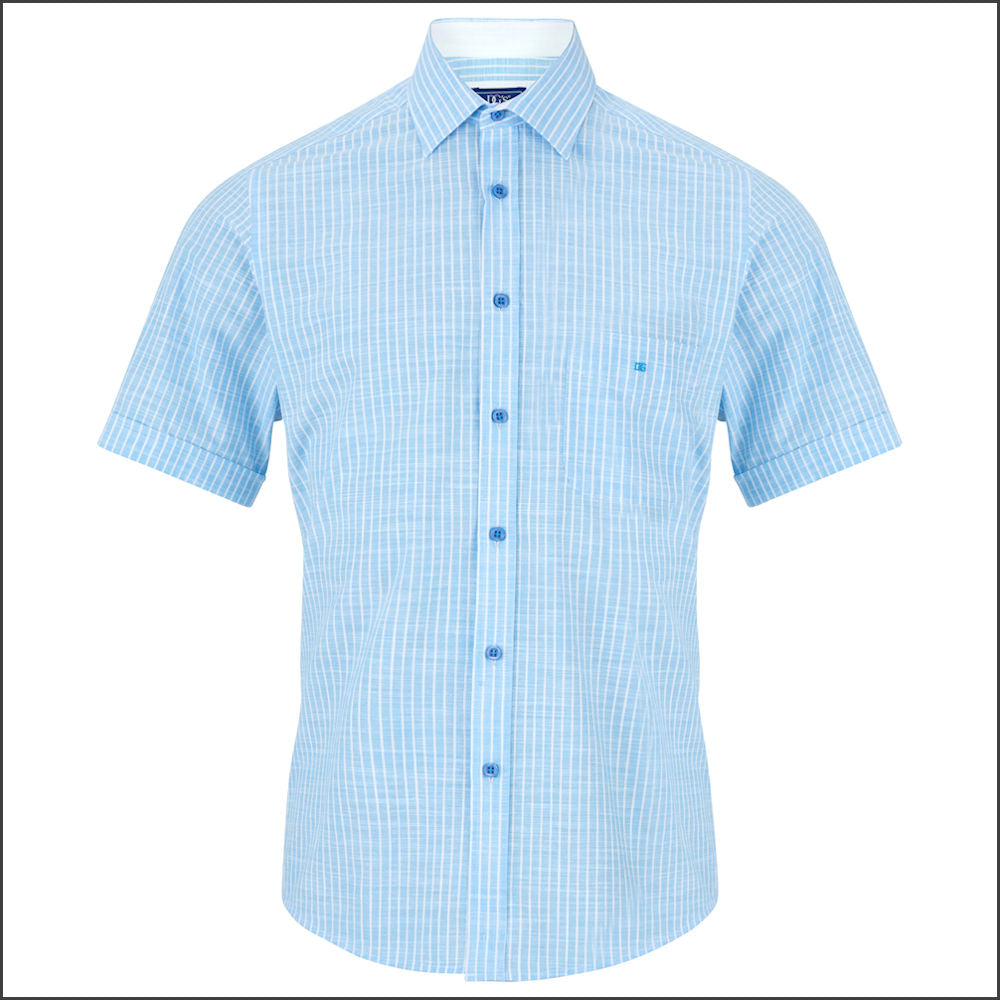 Dg's Blue Fine Stripe SS-