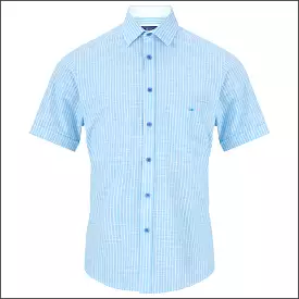 Dg's Blue Fine Stripe SS-