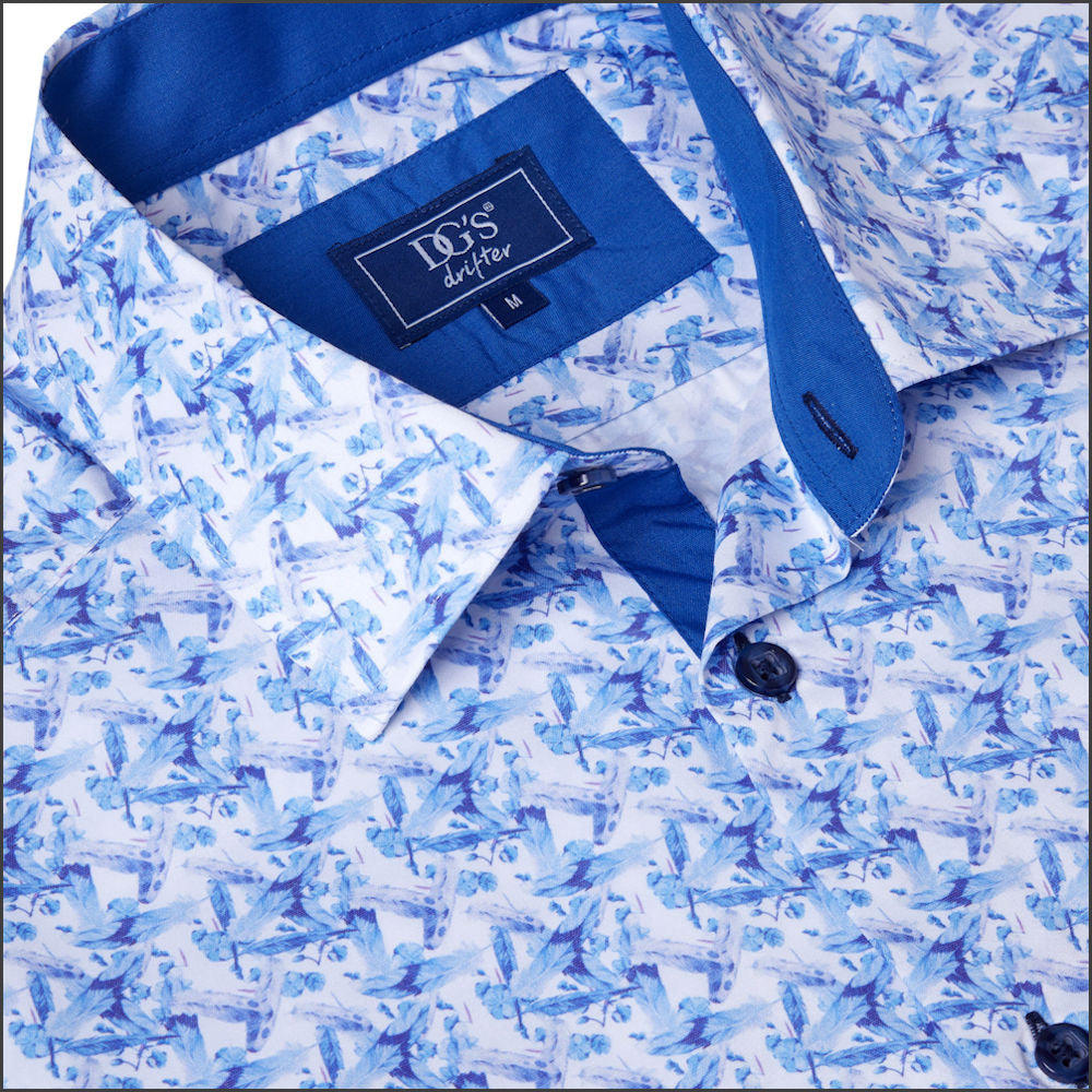 Dg's Blue Pattern Shirt SS-