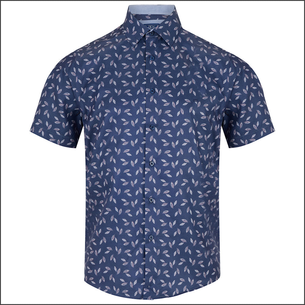 Dg's Dark Blue Pattern Shirt SS-