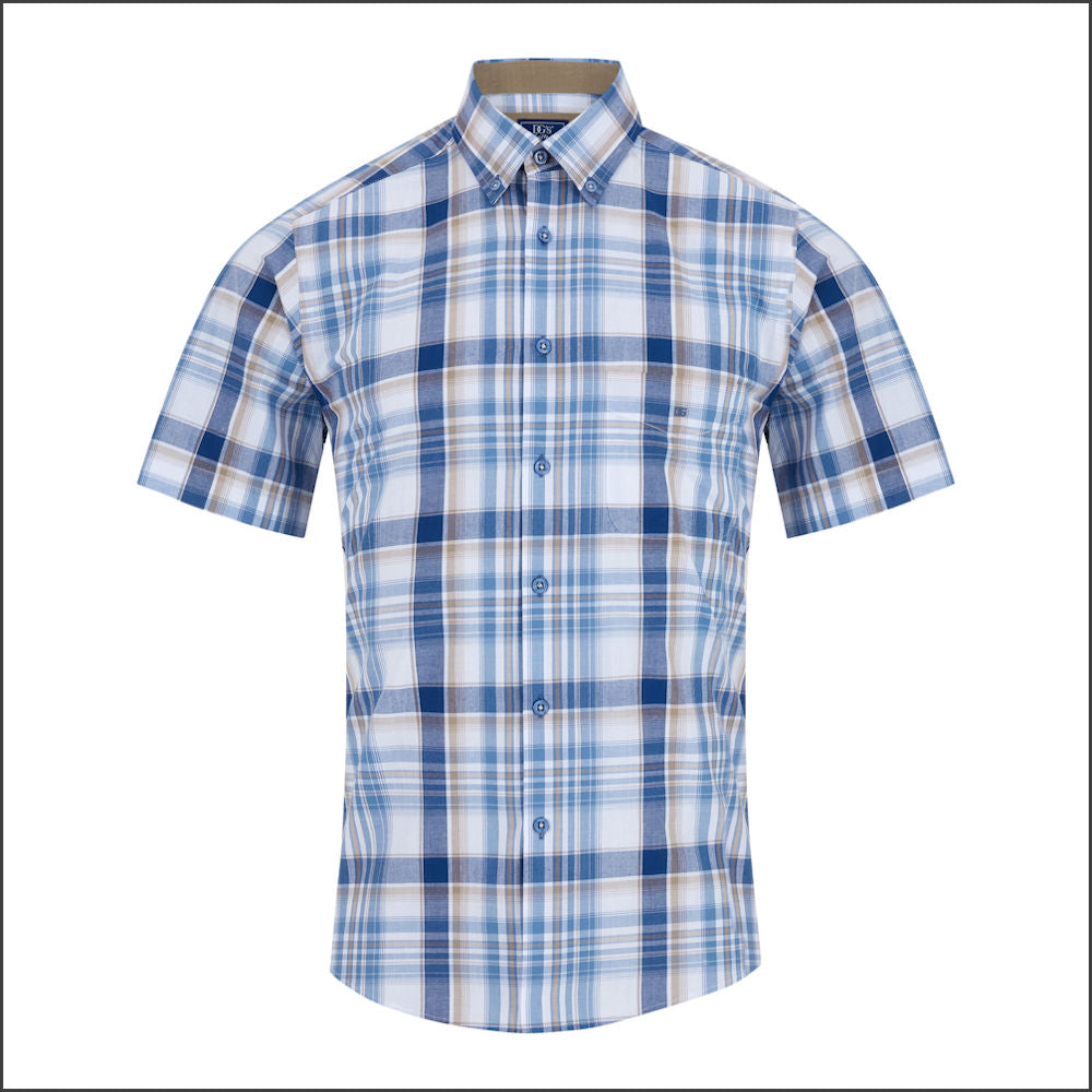 Dg's Multi Blue check SS Shirt-