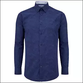 Drifter Geneva Navy Pattern Shirt<>