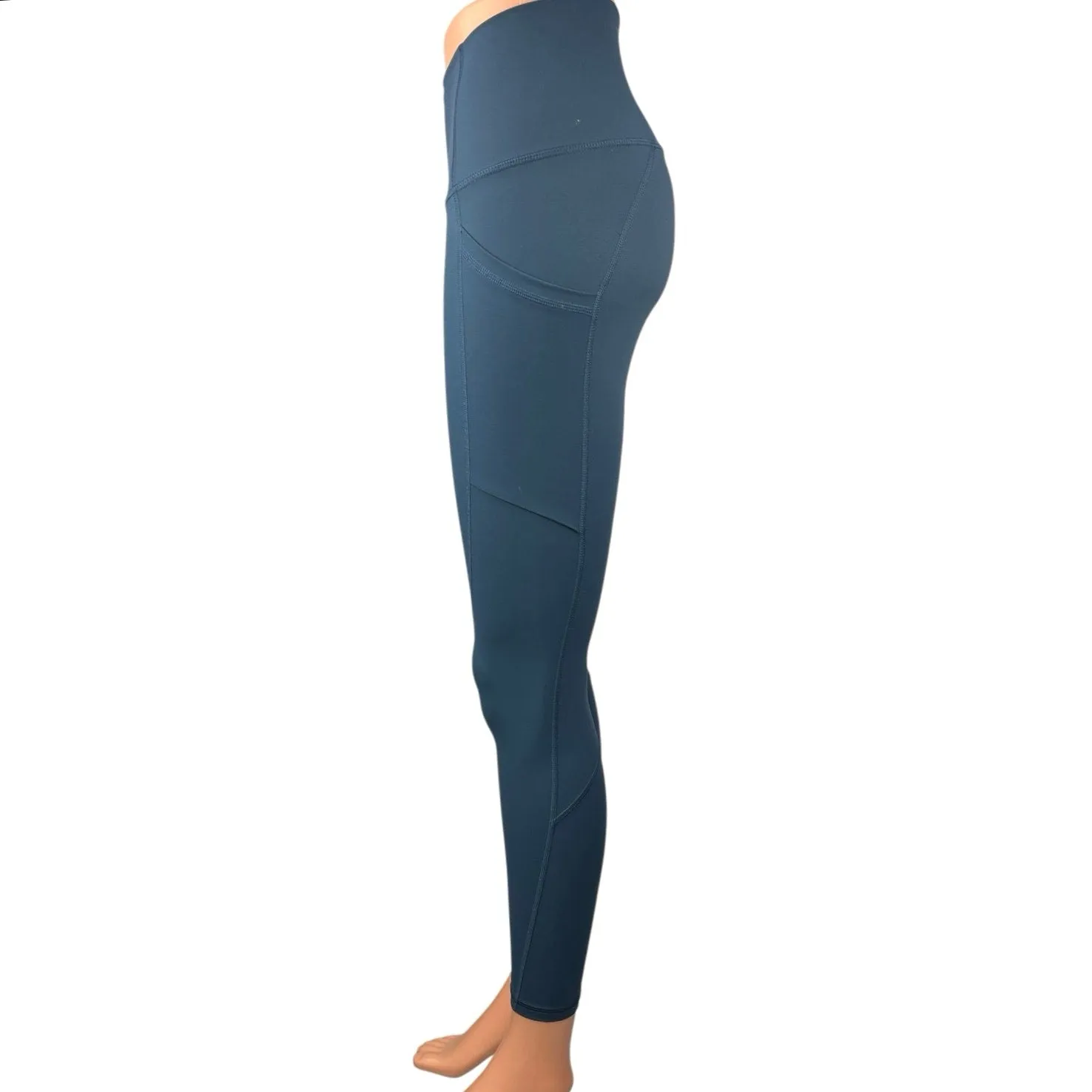 Everlane Women's Blue High Waisted Perform Yoga Athletic Leggings Pants Size XS