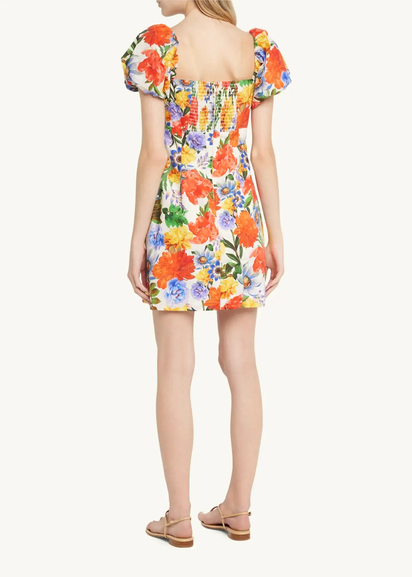 Gigi Dress - Egret Blossoms