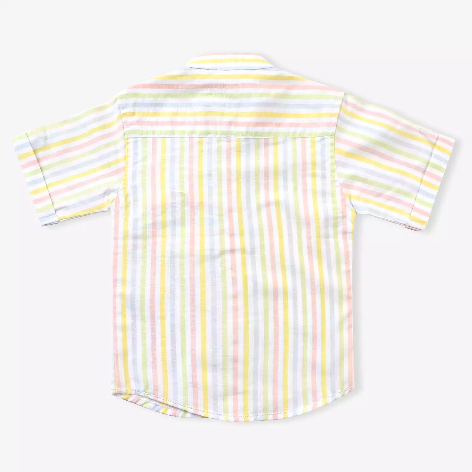 Infant Boys Yarn Dyed Basic Casual Shirt-C.Stripe