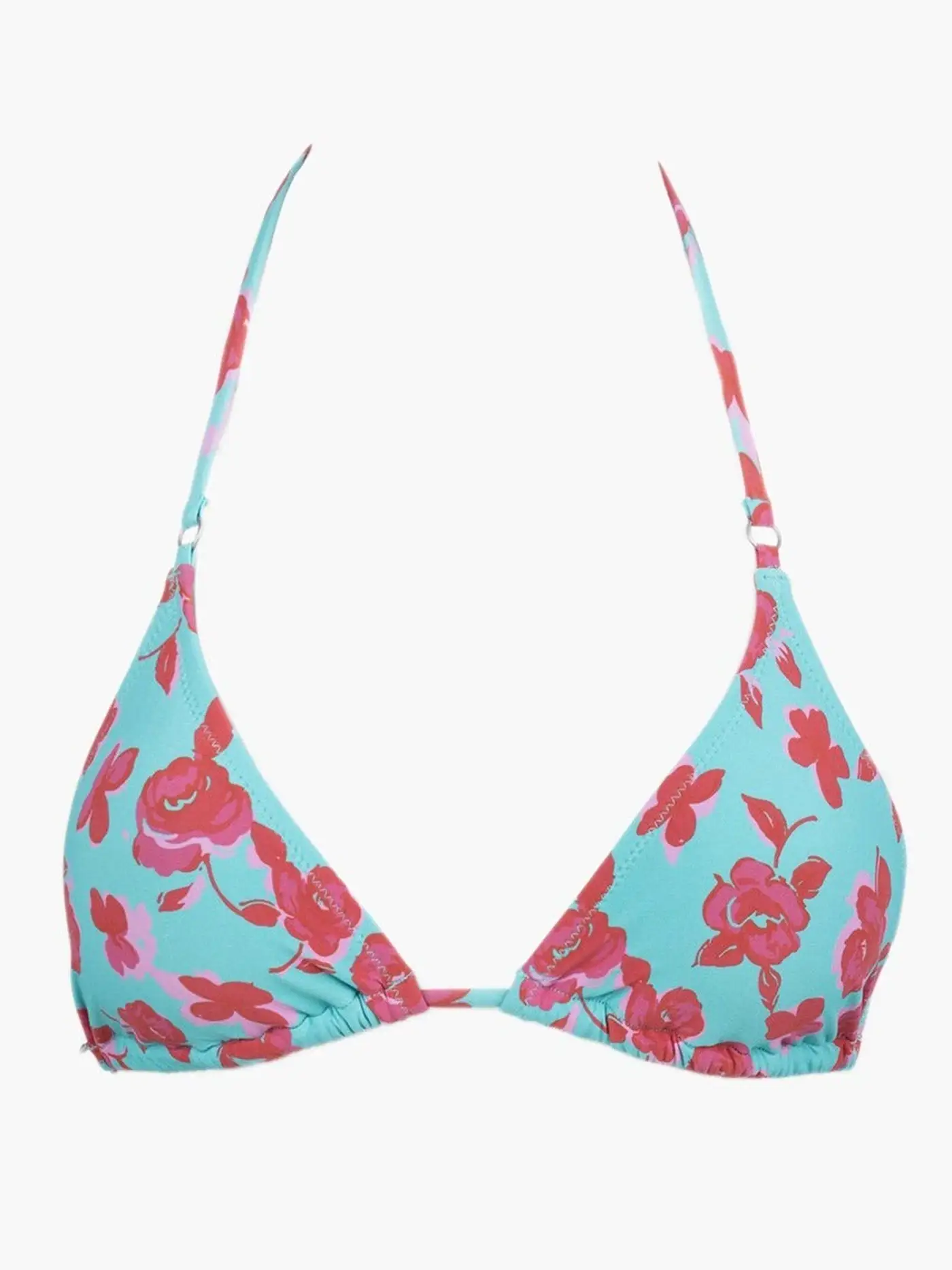 Inferna Floral Slide Triangle Bikini Top