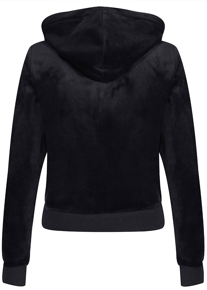 Juicy Couture Robertson Classic Velour Hoodie - black