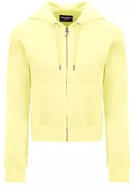 Juicy Couture Robertson Classic Velour Hoodie - yellow pear