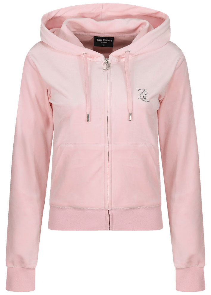 Juicy Couture Robertson Diamante Hoodie - almond blossom