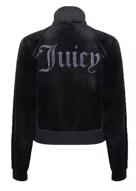 Juicy Couture Tanya Diamante Track Cardigan - black