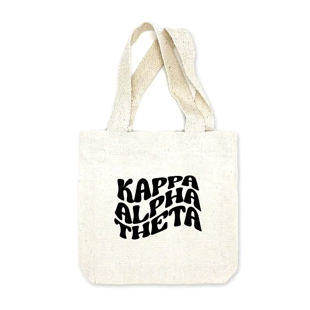 Kappa Alpha Theta Mod Sorority Name Mini Tote Gift Bag