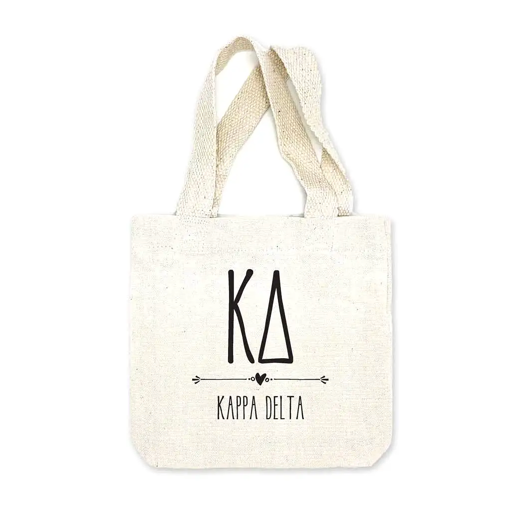 Kappa Delta Boho Design on Mini Tote Gift Bag