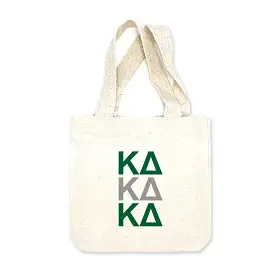 Kappa Delta Sorority Greek Letters Mini Tote Gift Bag