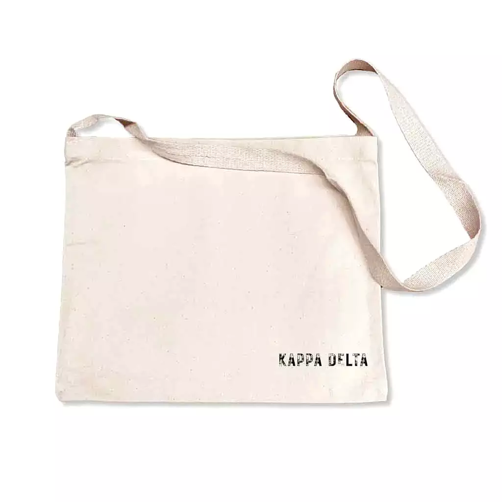 Kappa Delta Sorority Messenger Bag with Cross Body Strap