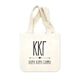 Kappa Kappa Gamma Boho Design on Mini Tote Gift Bag