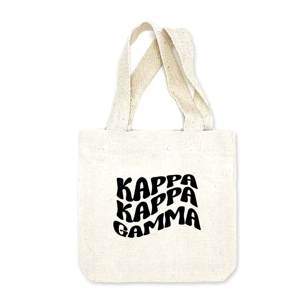 Kappa Kappa Gamma Mod Sorority Name Mini Tote Gift Bag