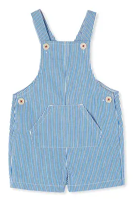 *Last Size* Milky Pinstripe Overall - Blue - Size 1