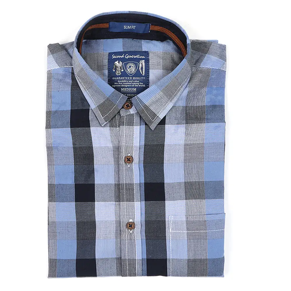 Men's Casual Shirt - Blue