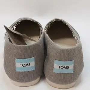 Mens Toms Classic Alpargata Cement Heritage Canvas