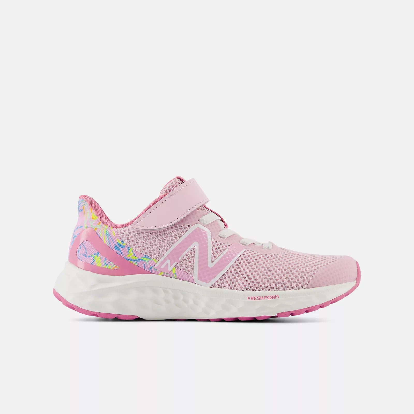 NEW BALANCE KID'S ARISHI V4 TOP STRAP RASPBERRY KIDS SHOE