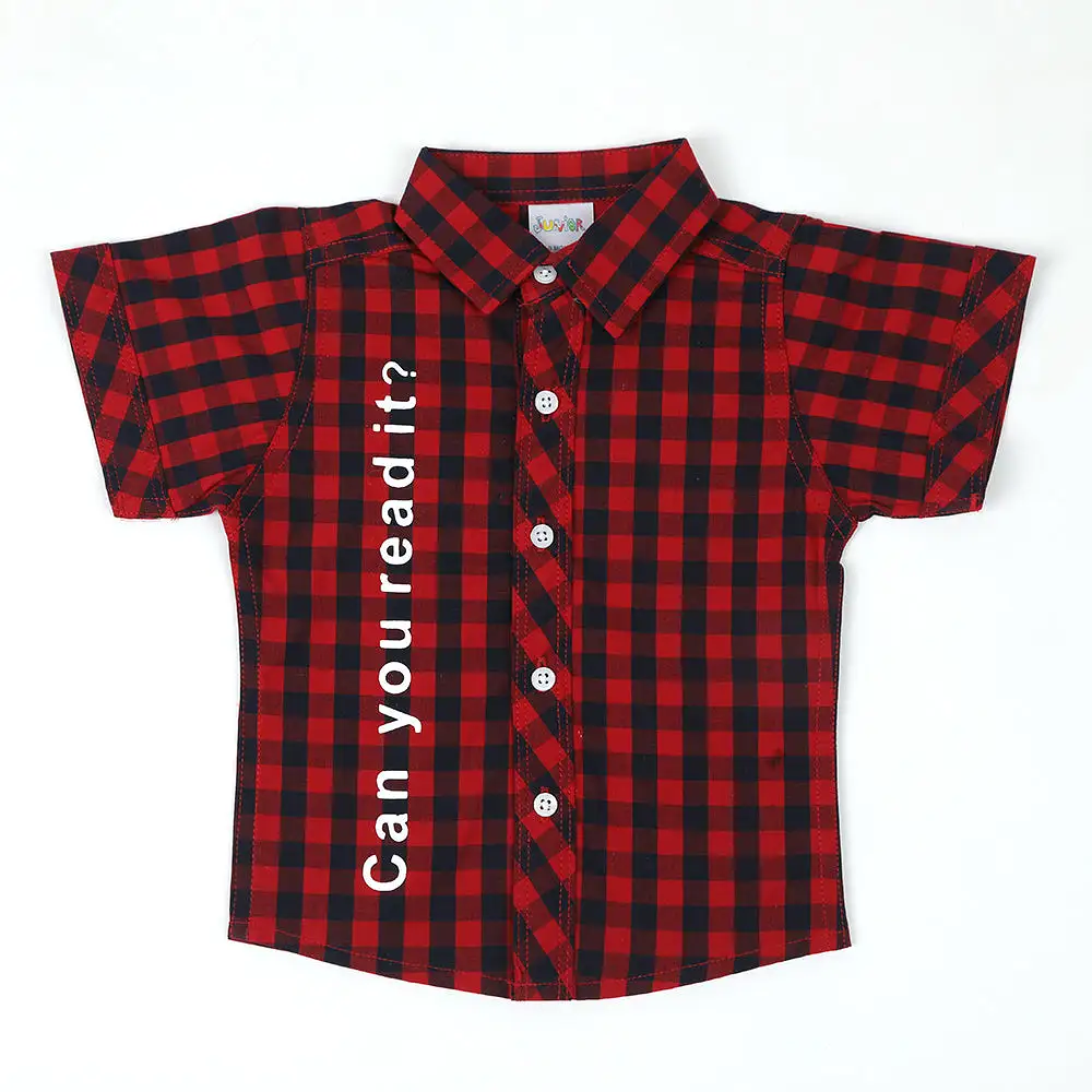 Newborn Boys Casual Shirt - Red