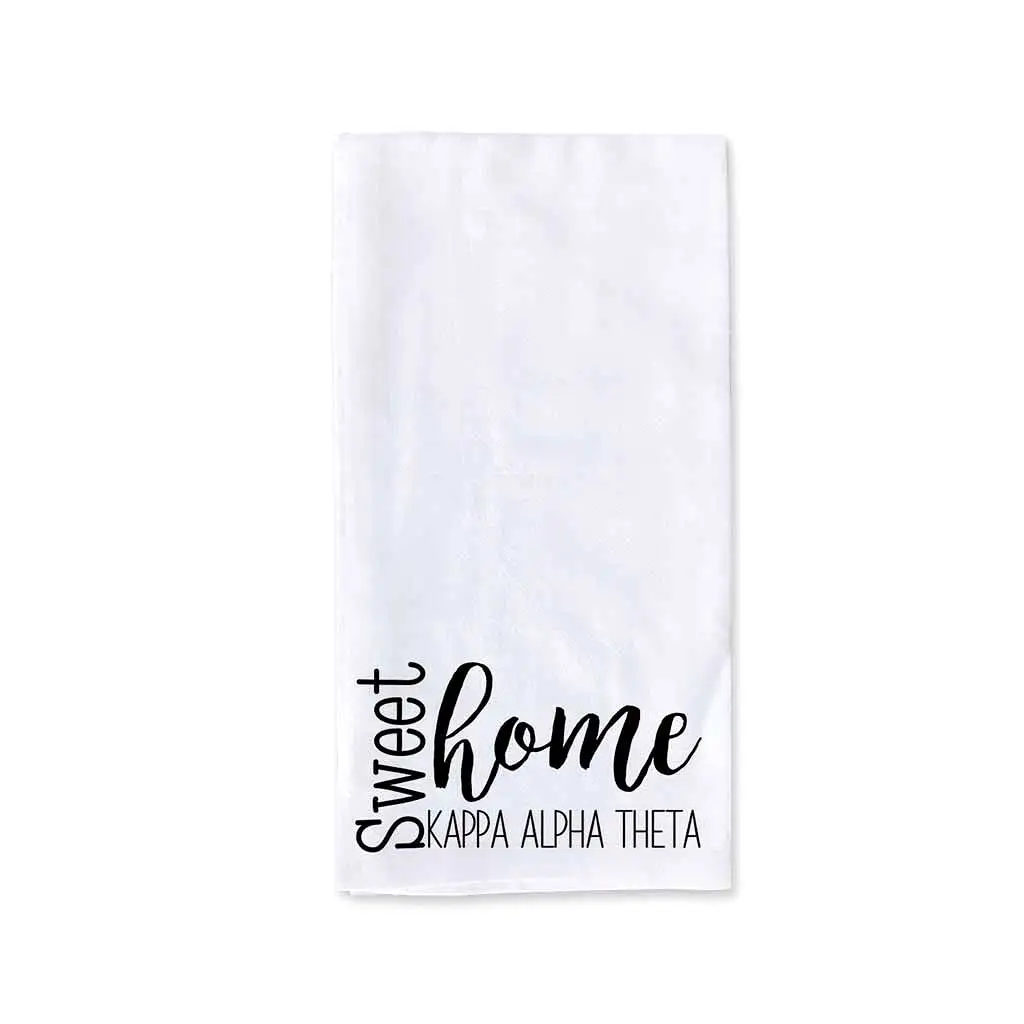 Sweet Home Kappa Alpha Theta Sorority Kitchen Towel