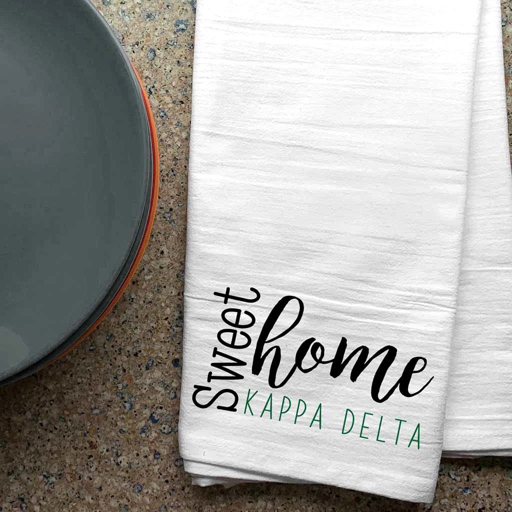 Sweet Home Kappa Delta Sorority Kitchen Towel