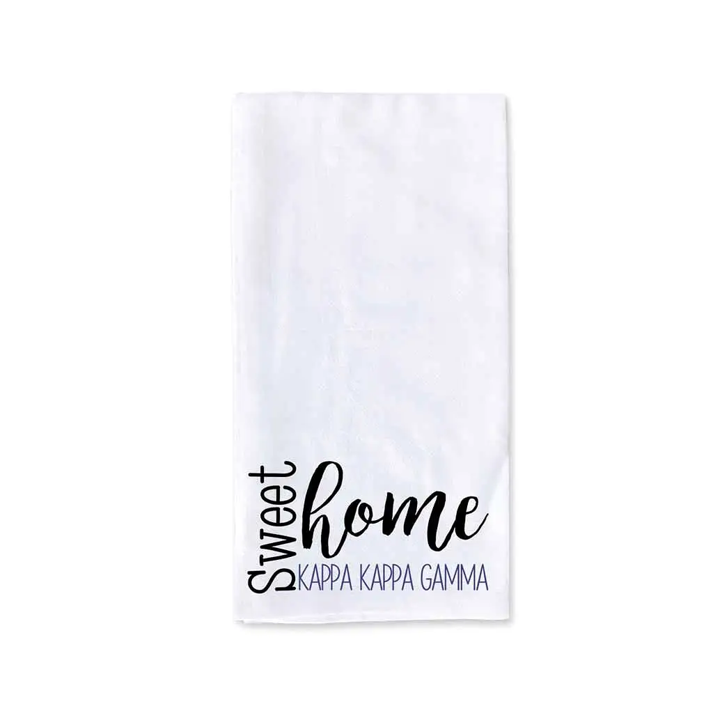 Sweet Home Kappa Kappa Gamma Sorority Kitchen Towel