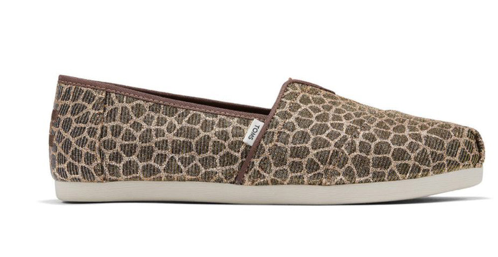 TOMS Glitter Cheetah CloudBound Alpargata Women | Bronze (10015657)