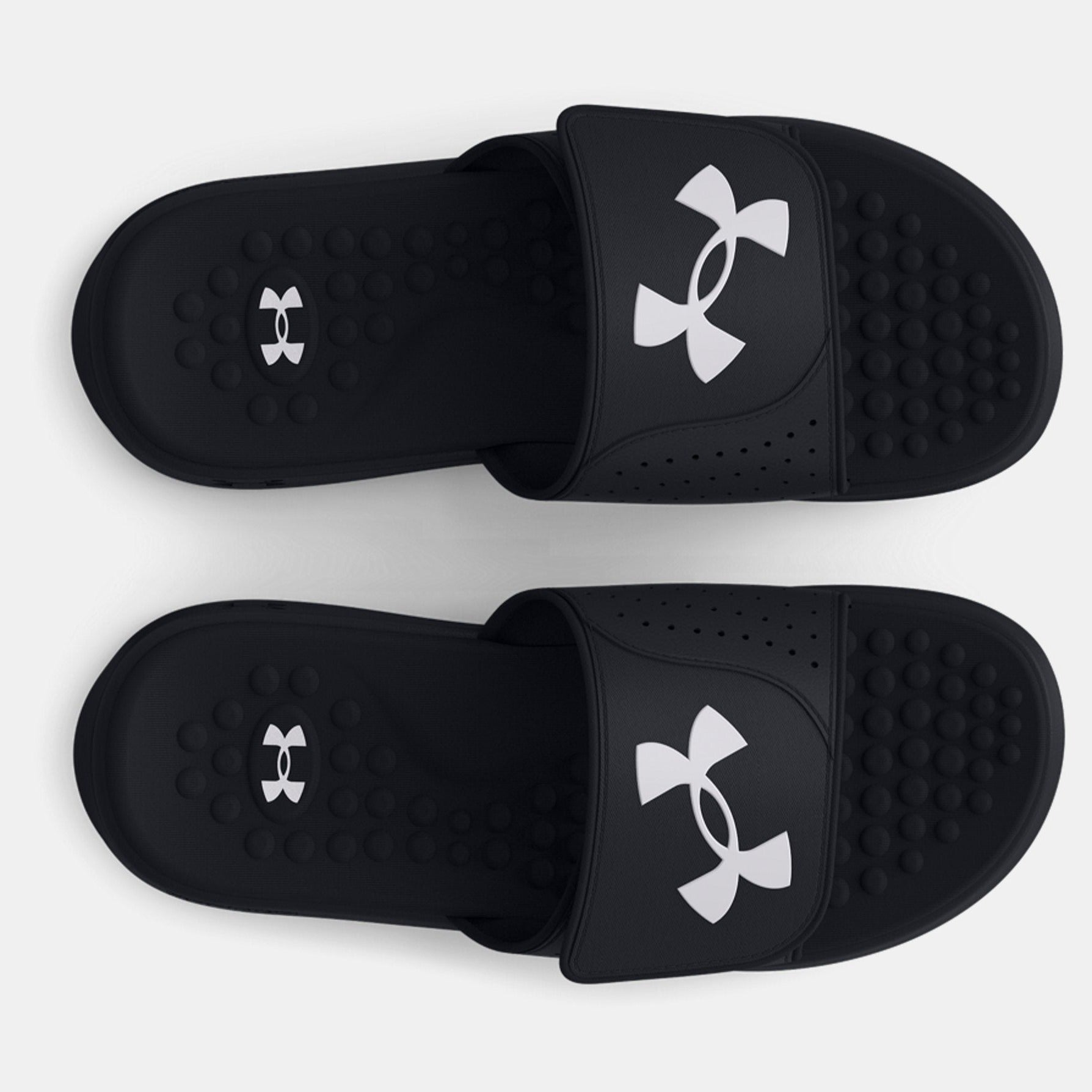 Under Armour Black/White Ignite 7 Slide