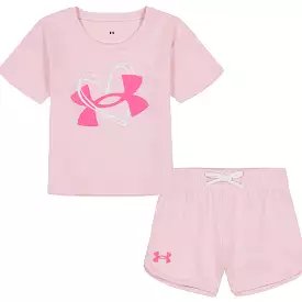 Under Armour Infant Pink Sugar Jersey Short Set