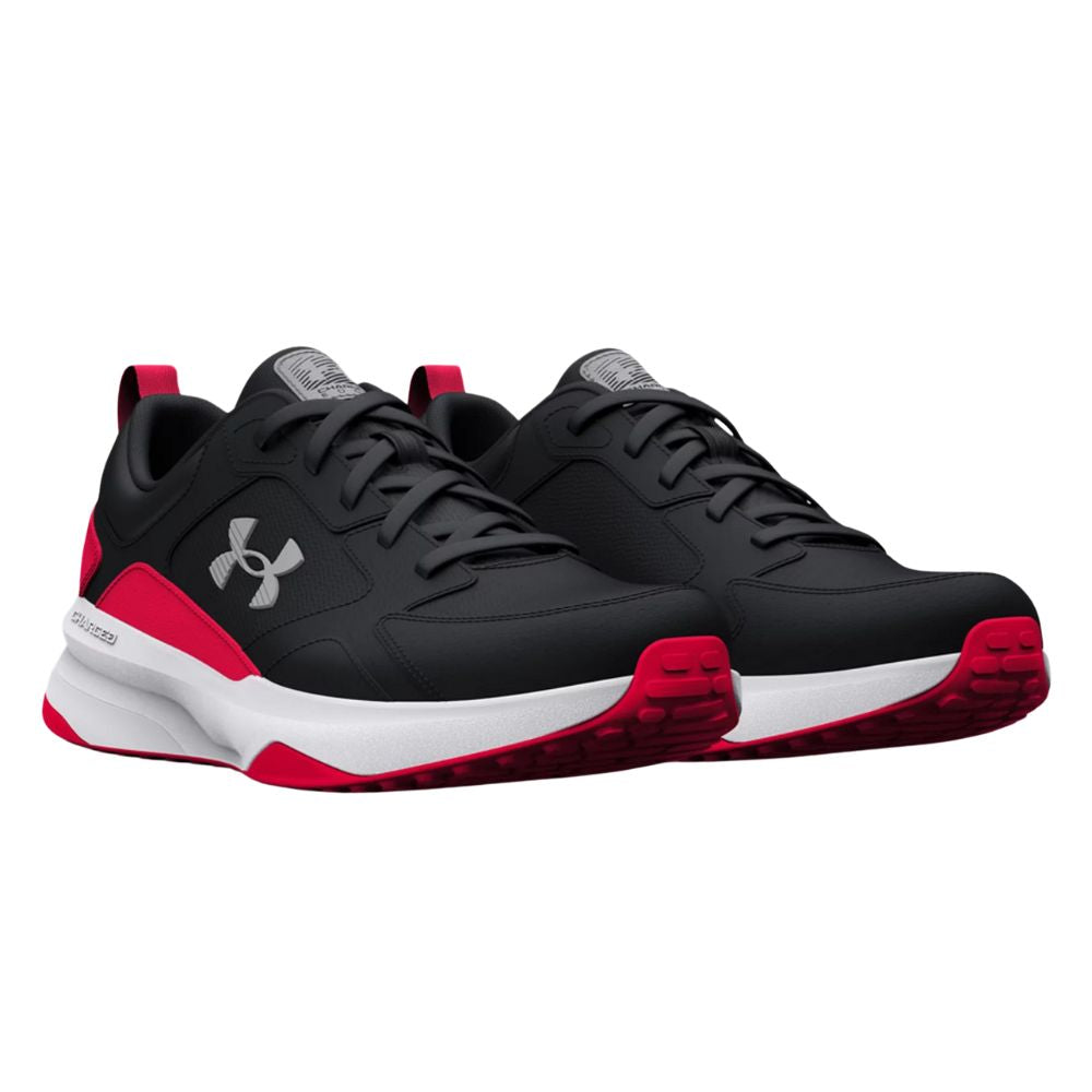 Under Armour Mens UA Charged Edge Training Shoes - Black/Red/Mod Gray