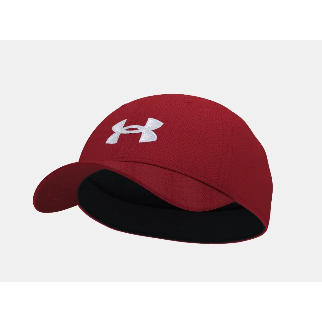 Under Armour Red/White Youth Blitzing Cap