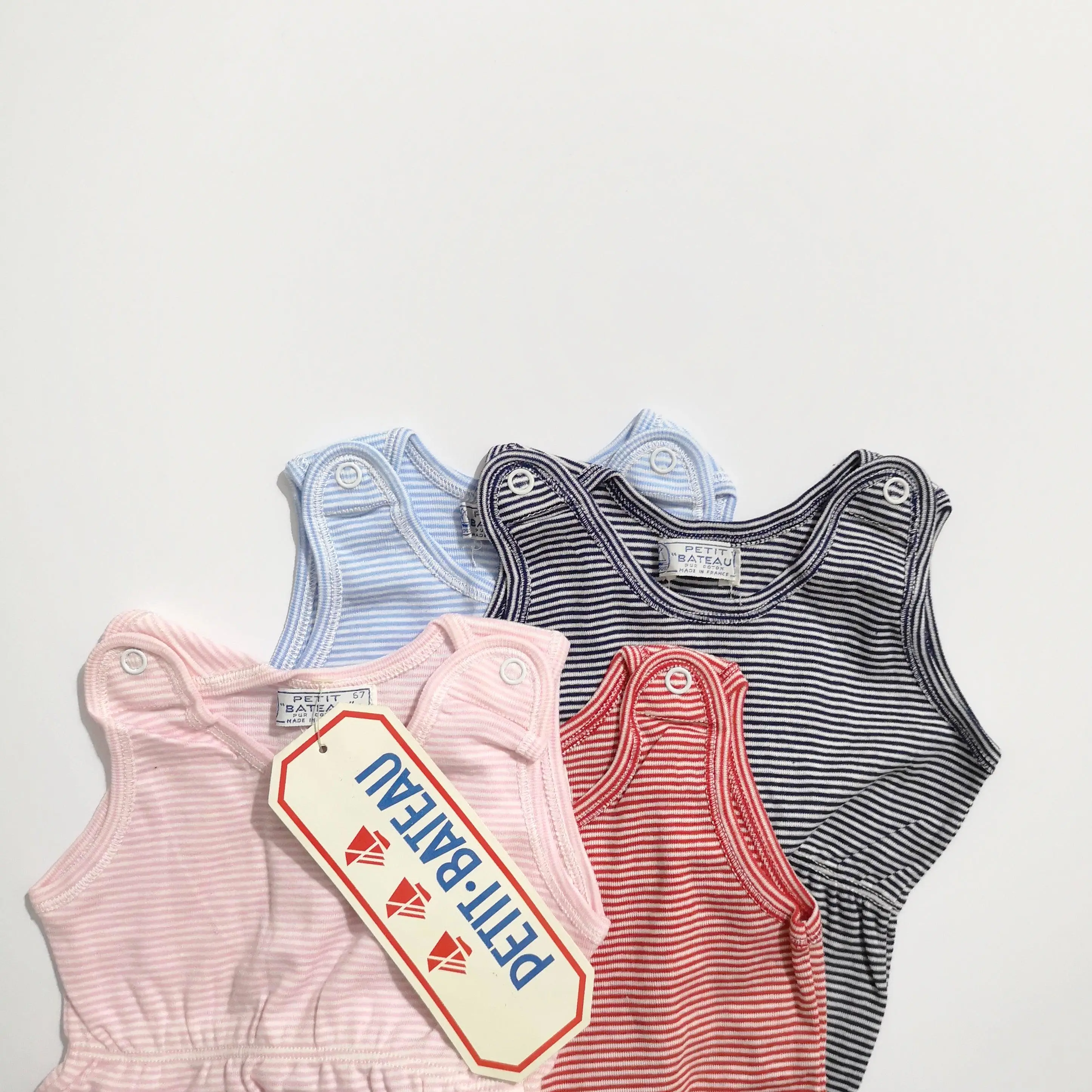 [Unworn] PETIT BATEAU rompers (dead stock)