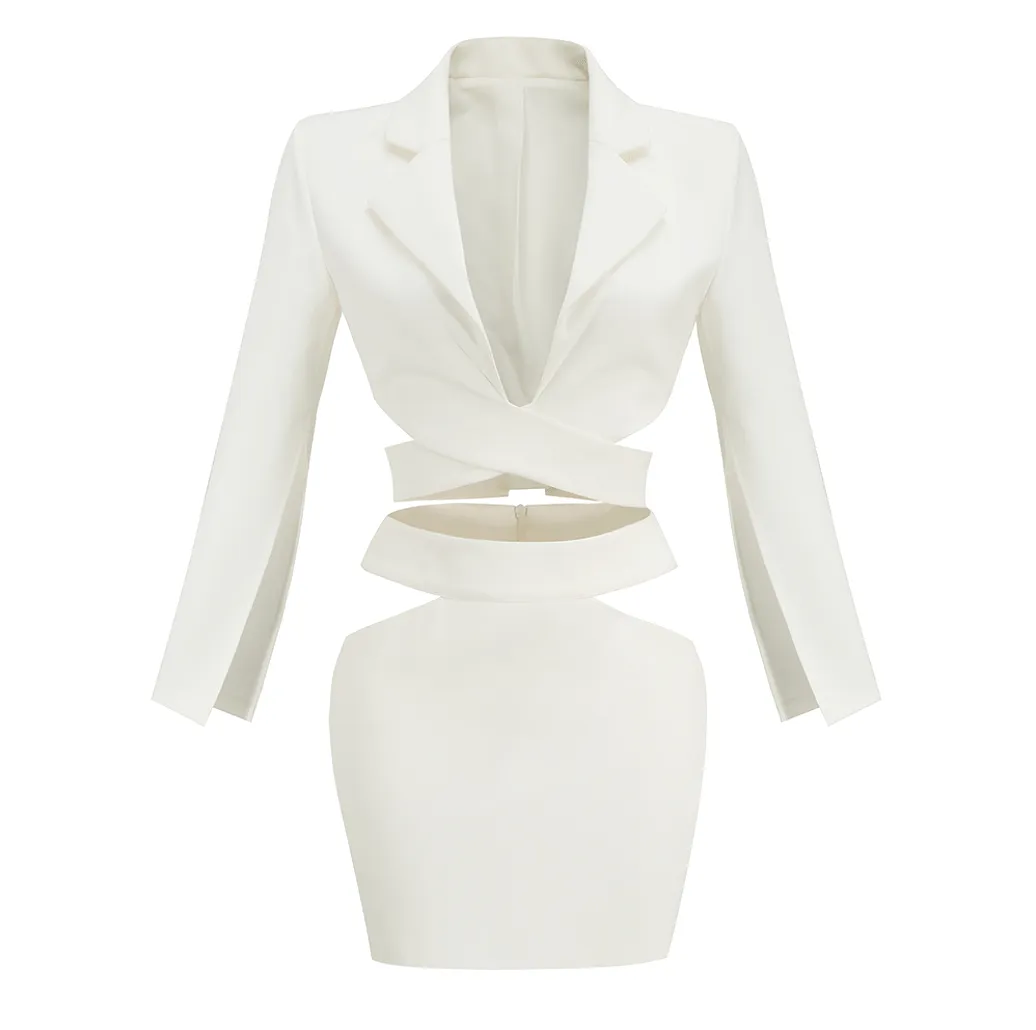 Vera White Two Piece Set