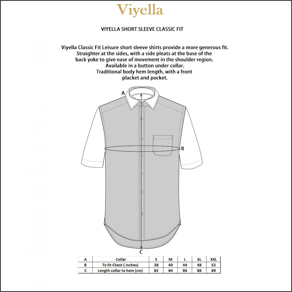 Viyella Madris Check Supima Cotton & Linen SS.