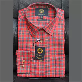 Viyella Royal Stewart Wool Blend Shirt<>