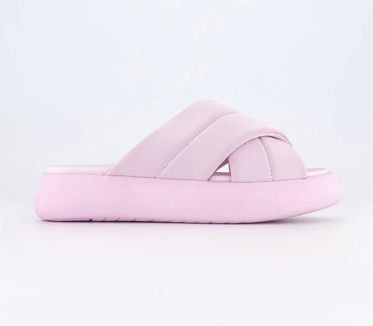 Womens Toms Mallow Crossover Slides Light Lilac