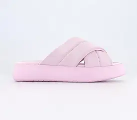 Womens Toms Mallow Crossover Slides Light Lilac