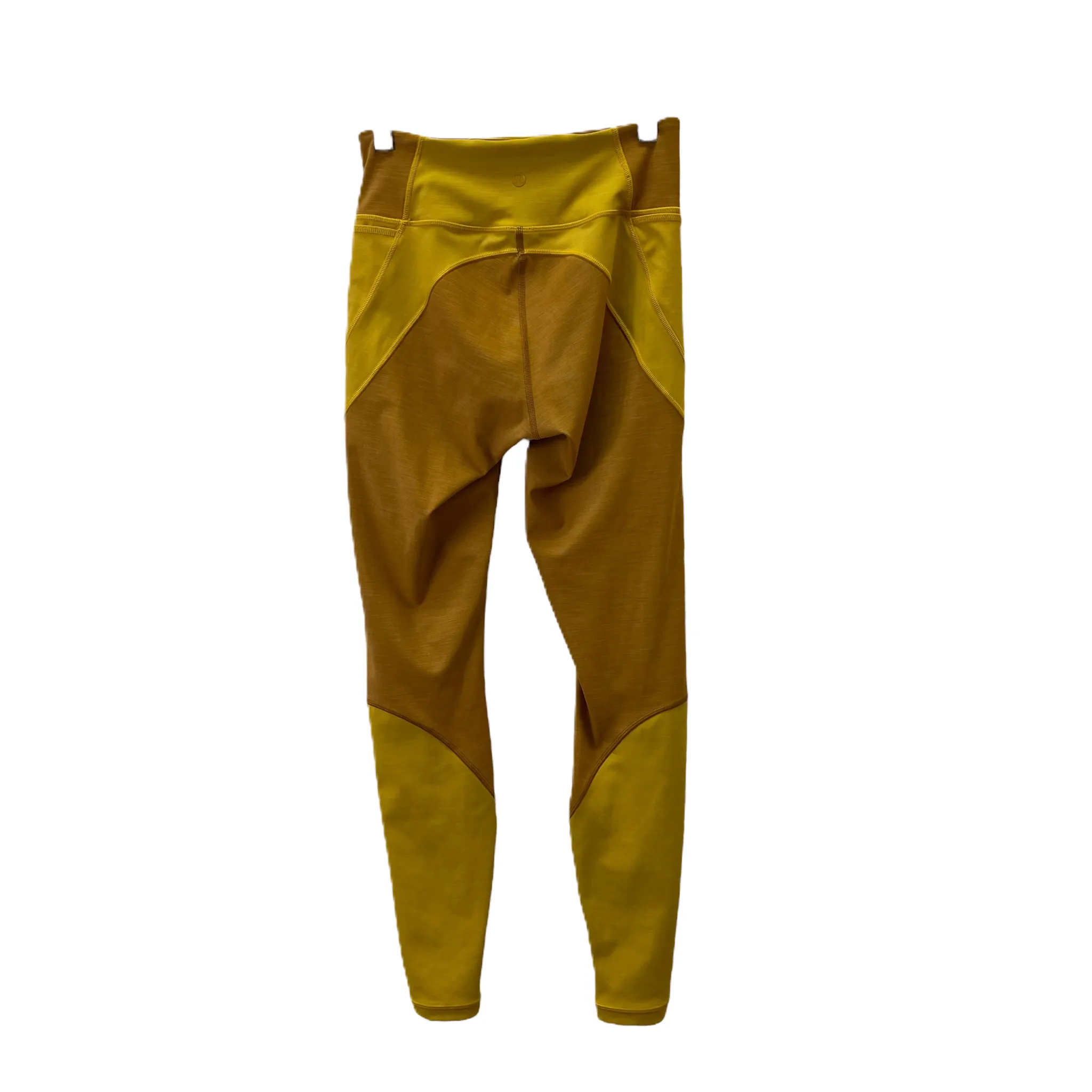 Yellow Athletic Leggings By Lululemon, Size: S